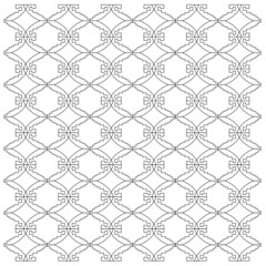 Luxury Ornaments Black White Pattern, Background, Texture