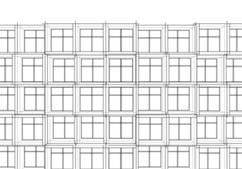 architecture building 3d illustration