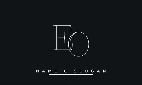 OE,  EO,  O,  E   Abstract  Letters  Logo  Monogram