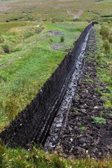 Peat extraction in Northern Ireland