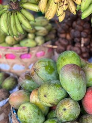 tropical fruit and market