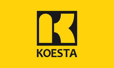 Minimal K Letter Logo Design Template