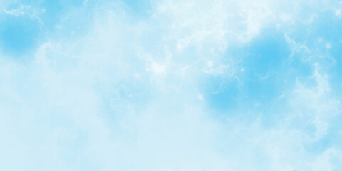 Tropical blue sky with white clouds during the day background texture. Fluffy clouds. Nice weather. The perfect sky background.