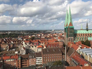 Lübeck von oben