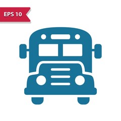 School Bus Icon. Bus, Coach
