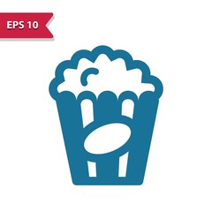 Popcorn Icon. Pop Corn