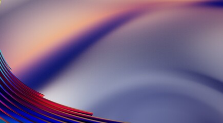 Abstract line fluid colors backgrounds. Trendy Vibrant Fluid Colors. 3d render