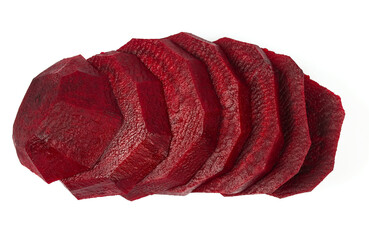 Fototapeta premium beetroot isolated on white background