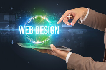 Close-up of a touchscreen, new tech concept