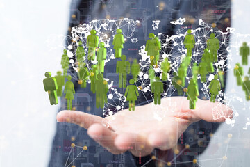 Structure of world economy, communication network global