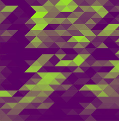 Obraz premium triangular green-brown abstraction pattern