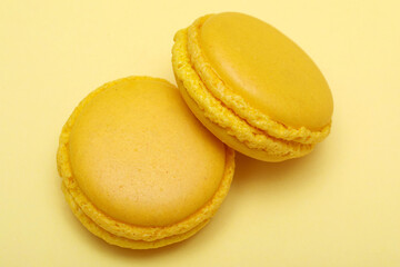 黄色いマカロン