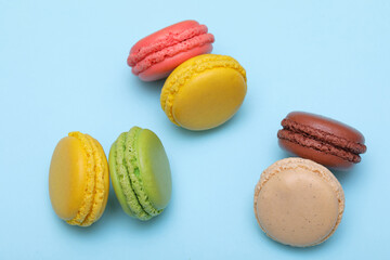 カラフルなマカロン