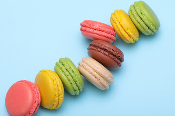 カラフルなマカロン