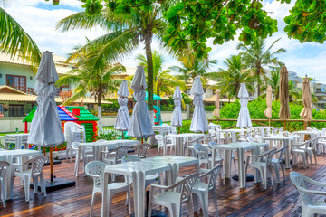 Restaurant business in Camboinhas Beach, Niteroi, Rio de Janeiro, Brazil