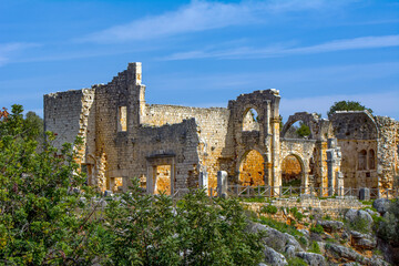 Fototapeta premium Kanlidivane. The Roman period, the place of human sacrifice of Mersin. TURKEY