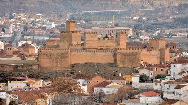 Vista de la ciudad de Guadix desde el mirador de las cuevas