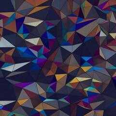 3d fluid shapes with holographic effect