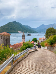 Fototapeta premium view of the city of kotor country