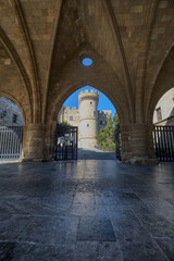 Obraz premium arches of the church of st john the baptist