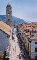 Fototapeta na wymiar Joegoslavia. 1982. Dubrovnik Croatia