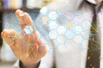 Protect Cloud Information Data Concept..