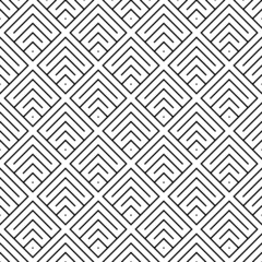 Seamless japanese mountains pattern. Repeated chevrons, diamonds, angle brackets background. Squama ornament. Scales image. Ancient window tracery motif. Digital paper for textile print. Vector art