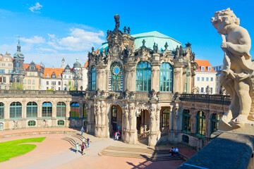 Obraz premium Dresden im Frühling, Deutschland