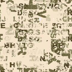 pattern with graffiti on the wall	