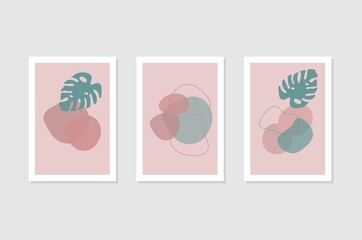 Texture background. Abstract poster with geometric patterns. Contemporary art and design for wall decoration. Minimalistic shape and texture abstract. Vintage graphics. Vector illustration