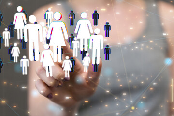 organization chart team concept networking