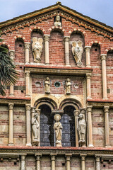 Vezzolano Abbey is an outstanding architectural complex of medieval Piedmont. Of particular interest is the arcade partition in the central nave of the basilica with reliefs of the 12th century.  