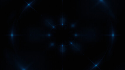 Bright abstract background with leaks. Blurred lighting tunnel. Magic portal. Vivid sphere lens
