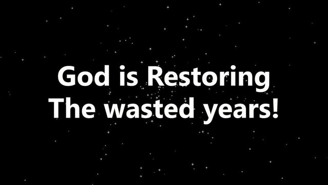 Christian quote, Handwritten vector calligraphy lettering text. Footage with handwritten text effect animation.