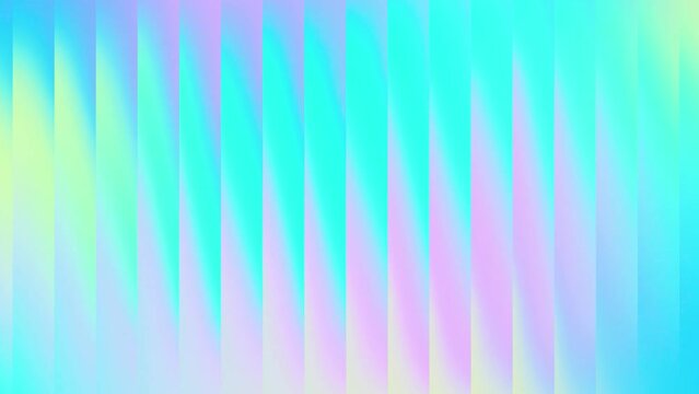 Abstract Holographic Lines Gradient Animation with horizontal movement, 25s long, Loop, Full HD, 30fps