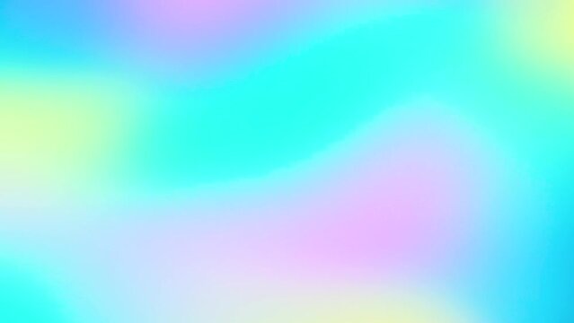 Abstract Holographic Gradient Animation, 25s long, Loop, Full HD, 30fps