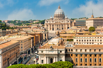 Fototapeta na wymiar St Marks Basilica in the Vatican City, Italy
