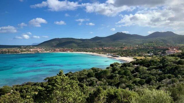 Marinella beach in a winter day, Porto Rotondo, Olbia - Sardinia