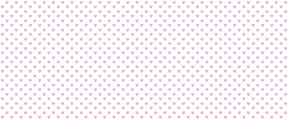 illustration of vector background with pink colored hearts pattern
