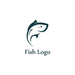 Fish logo, fishinghook, fish oil and seafood restaurant icon. With vector icon concept design illustration template