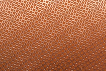 Detail of the soldering pads of a perfboard for electronic prototyping