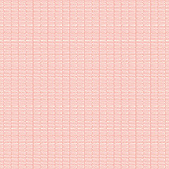 Abstract stitch style stripe vector pattern seamless background texture. Running hand stitch needle work effect horizontal stripes dense design. Simple embroidery stitching pink repeat for baby.
