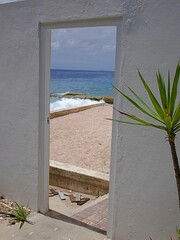 Tür zum Strand
