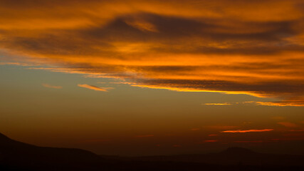 Fototapeta premium Clouds of sunset