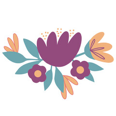 Flowers, floral, bouquets, arrangements, bouquets, purple, pink, turquoise, red, yellow, leaves, floral, botanical, 