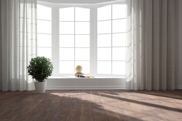 Modern interior design. 3D illustration