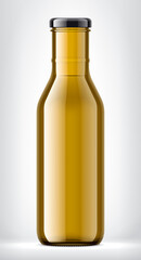 Color Glass Bottle on background.  