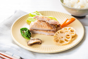 豚ロースの味噌漬け焼き