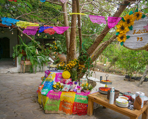 árbol decorado cumpleaños