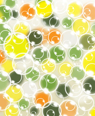 bubbles, abstract background of colorful soap bubbles, illustration